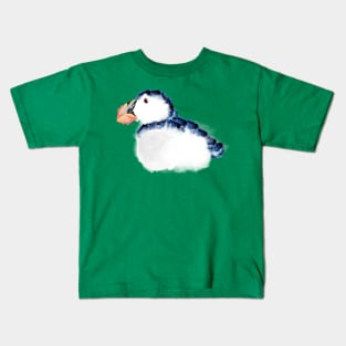 Puffin nature elements art Kids T-Shirt